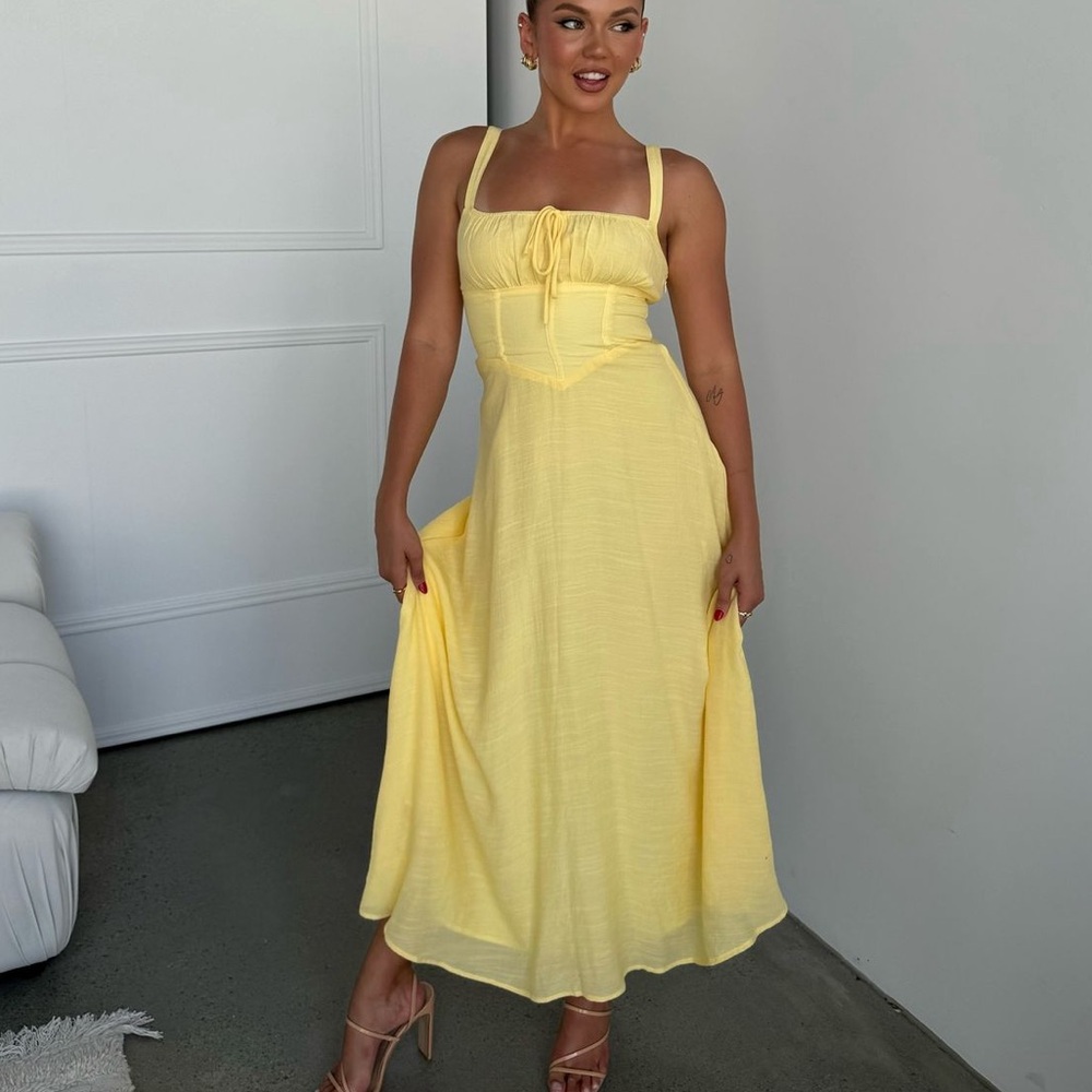 Zaliya Botique Callie Dress Yellow
